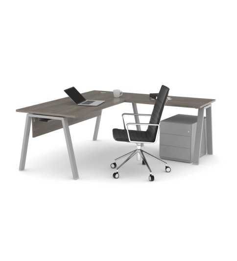 Mesa de oficina modelo kompas con ala Mesa de oficina modelo kompas con ala