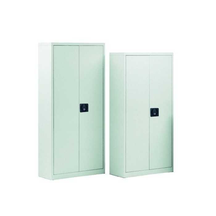 Armario metálico de oficina de puertas abatibles ancho 80 cm
