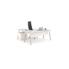 Mesa de oficina modelo venus madera con ala