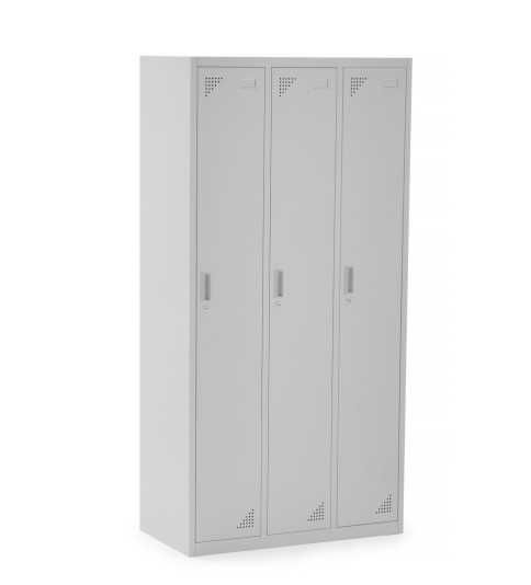Taquilla Metálica de 3 puertas de Euromof Envío express Taquilla Metálica de 3 puertas de Euromof Envío express