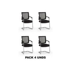 Pack de 4 Sillas confidente DALLAS de Euromof