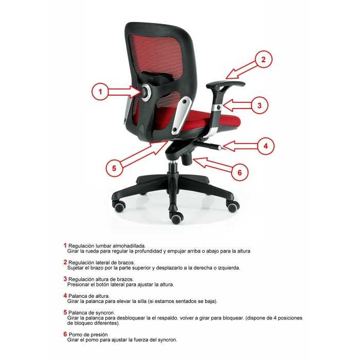 Silla de oficina ergonómica BOSTON de Euromof