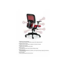 Silla de oficina ergonómica BOSTON de Euromof