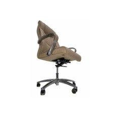 Sillón de oficina ROA de Mobel Linea, gran acolchado, basculante, Polipiel Beige Sillón de oficina ROA de Mobel Linea, gran acolchado, basculante, Polipiel Beige