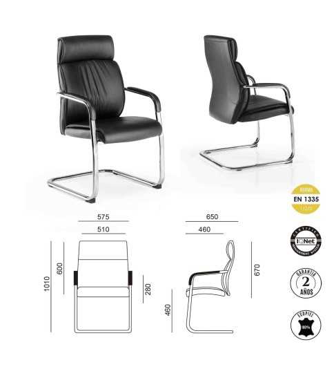 Silla confidente MOSCÚ de Euromof Silla confidente MOSCÚ de Euromof