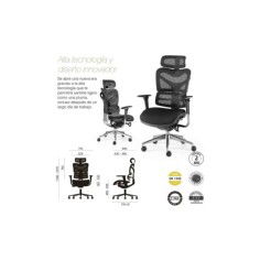Silla de oficina ergonómica NEW ERGOSTONE de Euromof