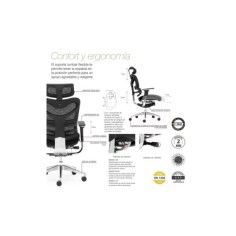 Silla de oficina ergonómica NEW ERGOSTONE de Euromof