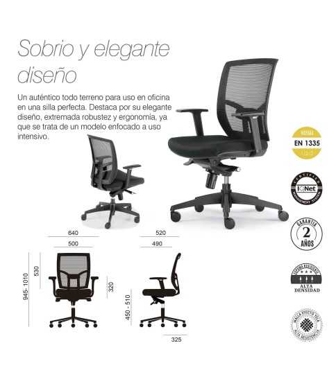 Silla de oficina CHICAGO de Euromof Silla de oficina CHICAGO de Euromof
