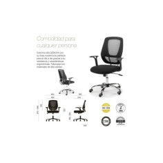 Silla de oficina GENOVA de Euromof Silla de oficina GENOVA de Euromof
