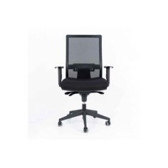 Silla de oficina SIA 5 de Hergo Silleria giratoria con brazos regulables, mecanismo sincron en negro Silla de oficina SIA 5 de Hergo Silleria giratoria con brazos regulables, mecanismo sincron en negro