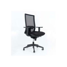 Silla de oficina SIA 5 de Hergo Silleria giratoria con brazos regulables, mecanismo sincron en negro Silla de oficina SIA 5 de Hergo Silleria giratoria con brazos regulables, mecanismo sincron en negro