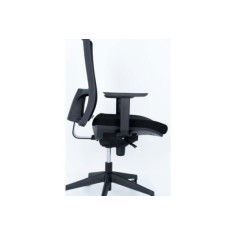 Silla de oficina SIA 5 de Hergo Silleria giratoria con brazos regulables, mecanismo sincron en negro Silla de oficina SIA 5 de Hergo Silleria giratoria con brazos regulables, mecanismo sincron en negro