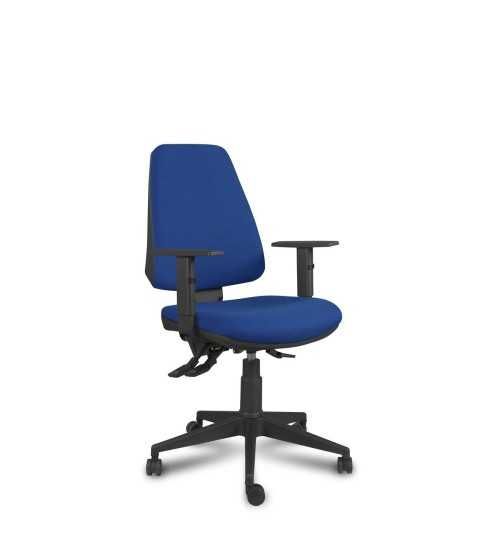Silla de oficina ergonómica modelo EQUIS de Vincolo, brazos regulables, contacto permanente Silla de oficina ergonómica modelo EQUIS de Vincolo, brazos regulables, contacto permanente
