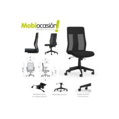 Silla operativa LOGOS sin cabezal y sin brazos de Mobel Linea Silla operativa LOGOS sin cabezal y sin brazos de Mobel Linea