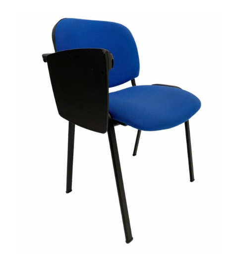 Silla iso tapizada con pala abatible antipánico Silla iso tapizada con pala abatible antipánico