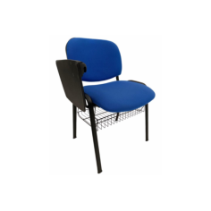 Silla ISO tapizada con pala antipánico y rejilla portalibros