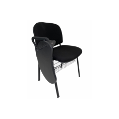 Silla ISO tapizada con pala abatible y rejilla portalibros Silla ISO tapizada con pala abatible y rejilla portalibros