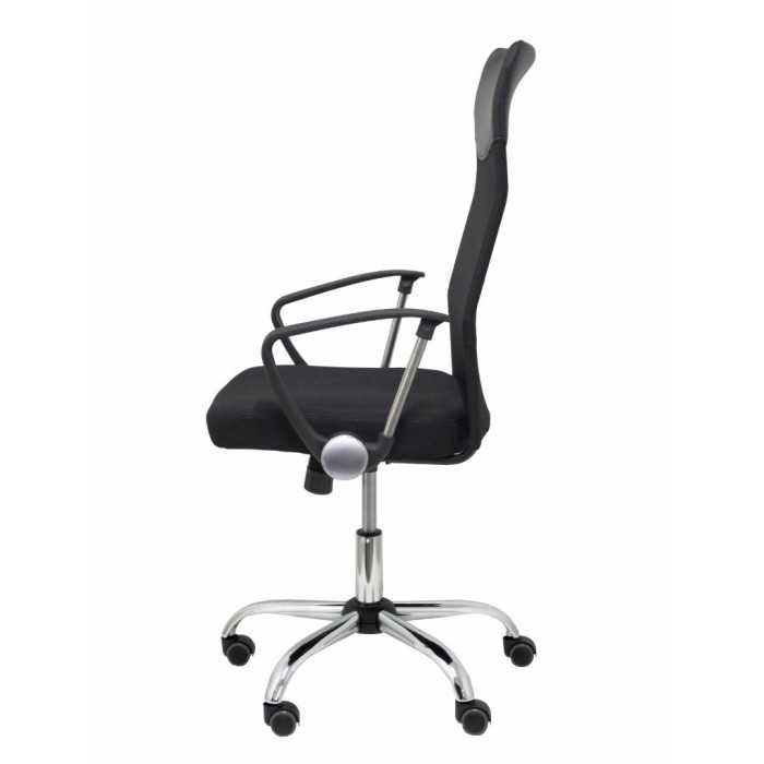Silla de Escritorio Gontar con respaldo alto de malla en negro Silla de Escritorio Gontar con respaldo alto de malla en negro