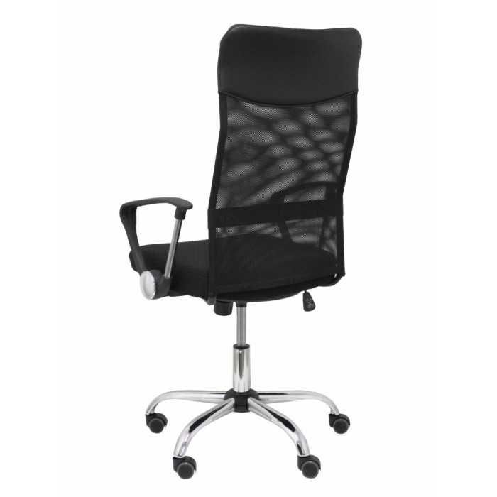 Silla de Escritorio Gontar con respaldo alto de malla en negro Silla de Escritorio Gontar con respaldo alto de malla en negro