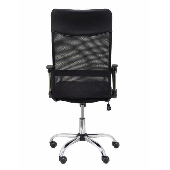 Silla de Escritorio Gontar con respaldo alto de malla en negro Silla de Escritorio Gontar con respaldo alto de malla en negro