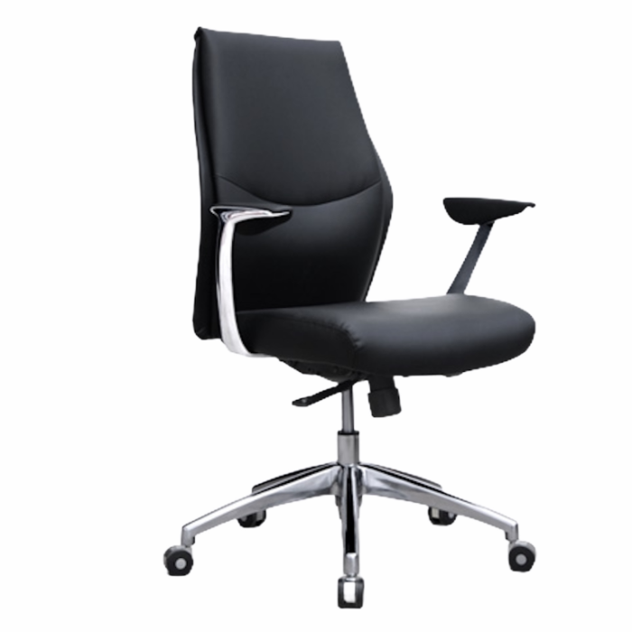 Sillón de oficina VIC giratorio con respaldo medio
