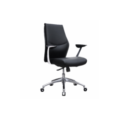 Sillón de oficina VIC giratorio con respaldo medio