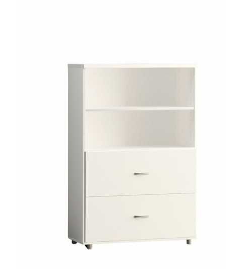 Armario de oficina medio serie MOB, con archivo dos niveles