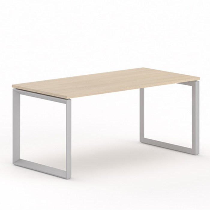 Mesa colectividades STAR, estructura metálica,  lateral cerrado, 120x60 cm