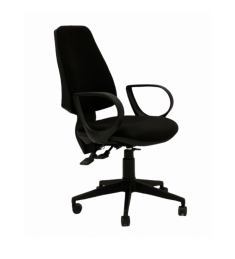 Silla ergonómica de oficina modelo EQUIS de Vincolo, con brazos fijos star Silla ergonómica de oficina modelo EQUIS de Vincolo, con brazos fijos star