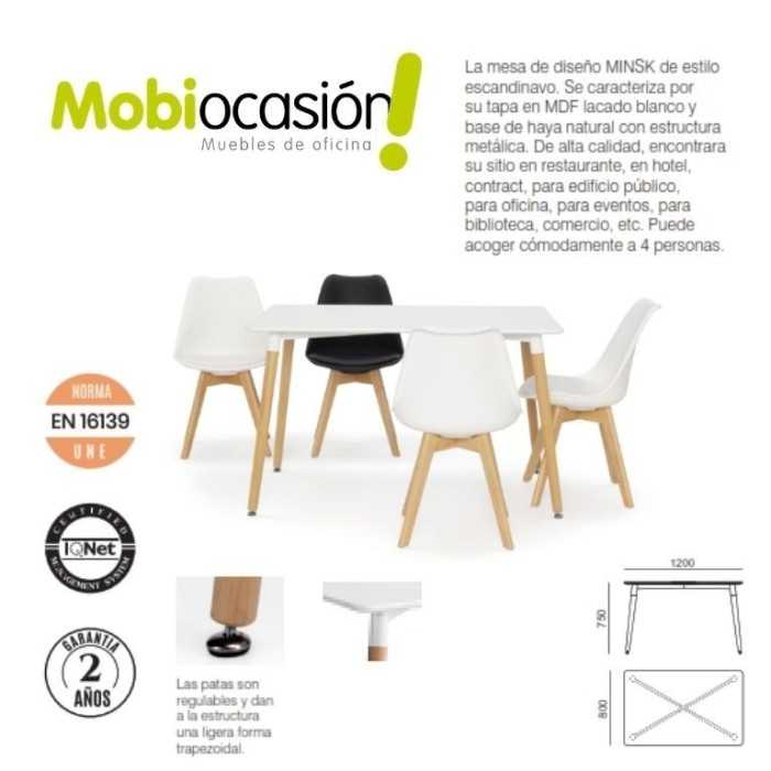 Mesa de Escritorio modelo MINSK 120X80 de Euromof Mesa de Escritorio modelo MINSK 120X80 de Euromof