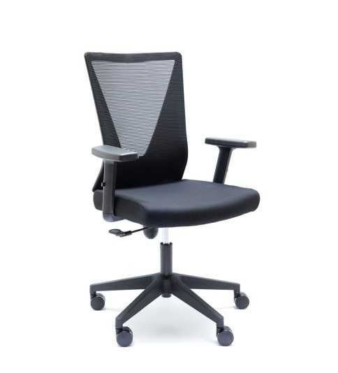 Silla de oficina TIRANA Negra de Euromof Silla de oficina TIRANA Negra de Euromof