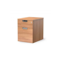 Cajonera de oficina KARINA, cajón + archivo, con cerradura, rodante