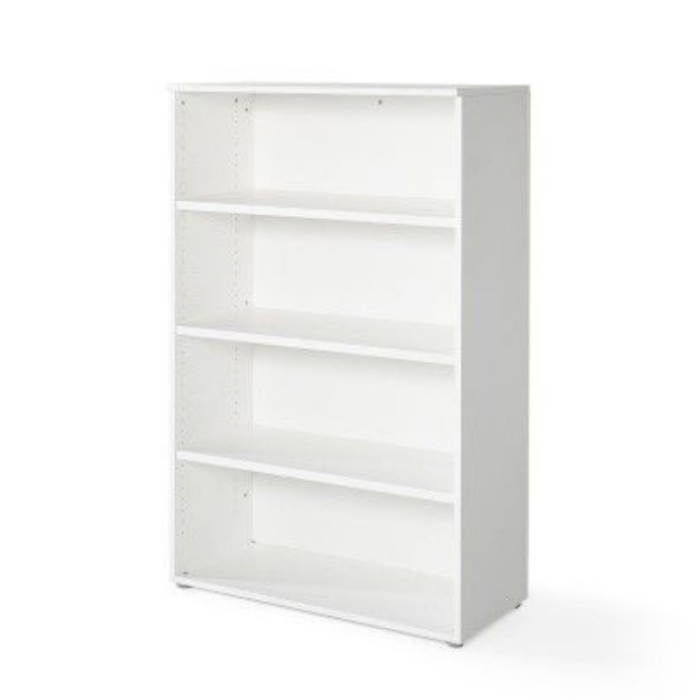 Estantería de oficina media sin puertas SERIE COLOR blanco/olmo