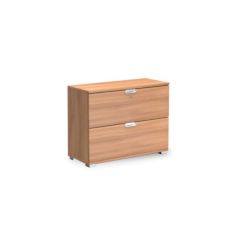 Armario de oficina, KARINA, bajo, cajones archivador, altura 76,6 cm