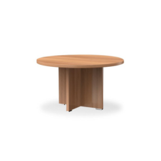 Mesa de reunión, KARINA, circular, diámetro 130 cm, melamina Mesa de reunión, KARINA, circular, diámetro 130 cm, melamina