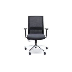 Silla ergonómica modelo Niza Negra de Euromof