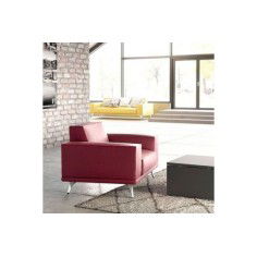 Silla sala de espera SF2 1 plaza con brazos acolchados