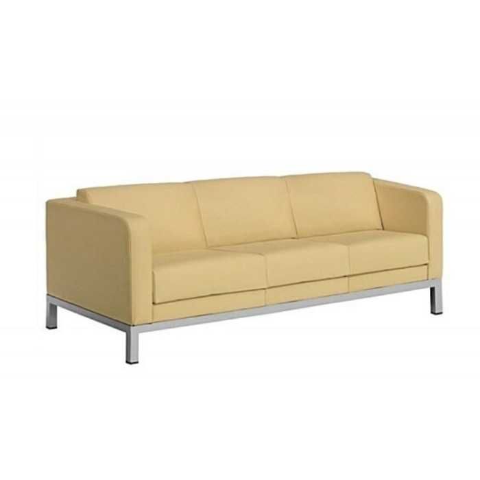 Sofá sala de espera DRUQUA, patas rectangulares, 3 plazas Sofá sala de espera DRUQUA, patas rectangulares, 3 plazas