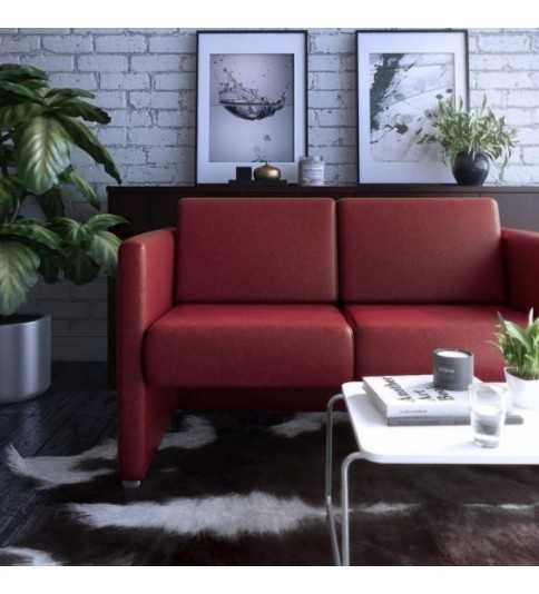 Sillón sala de espera SF3 de 2 plazas tapizado Sillón sala de espera SF3 de 2 plazas tapizado