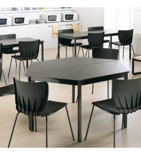 Mesa para aula forma trapezoidal estructura perimetral medidas a elegir serie DAI Mesa para aula forma trapezoidal estructura perimetral medidas a elegir serie DAI