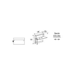 Mostrador de recepción ZETA PLUS Movilidad Reducida Doble