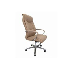 Sillón de oficina ROA de Mobel Linea, gran acolchado, basculante, Polipiel Beige Sillón de oficina ROA de Mobel Linea, gran acolchado, basculante, Polipiel Beige
