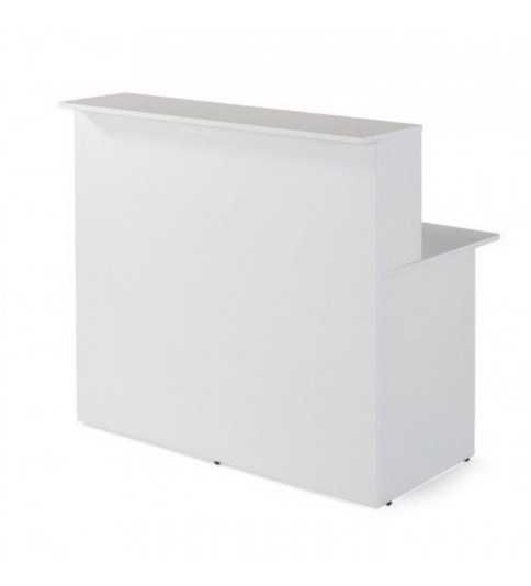 Mostrador recepción BASIC recto, color blanco, ancho 120 cm Mostrador recepción BASIC recto, color blanco, ancho 120 cm