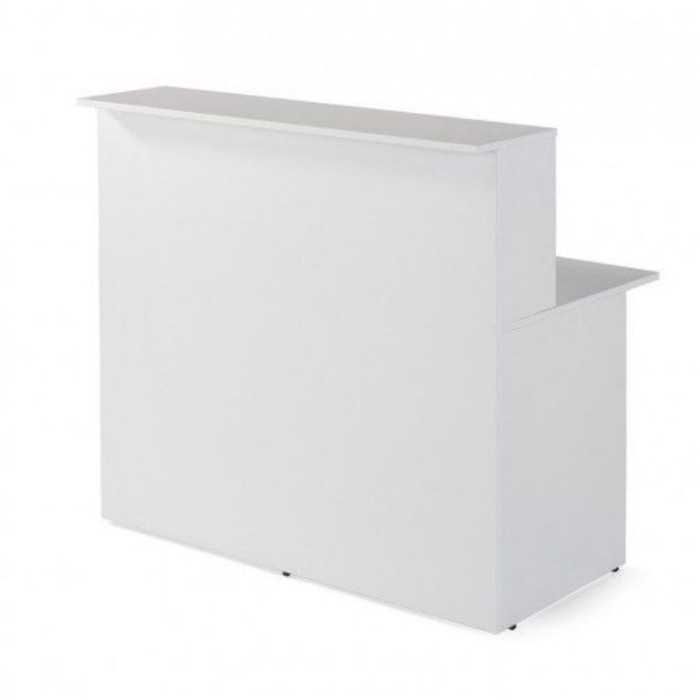 Mostrador recepción BASIC recto, color blanco, ancho 120 cm Mostrador recepción BASIC recto, color blanco, ancho 120 cm