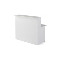 Mostrador recepción BASIC recto, color blanco, ancho 120 cm Mostrador recepción BASIC recto, color blanco, ancho 120 cm
