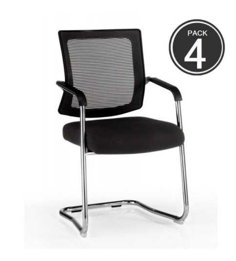 Pack de 4 Sillas confidente DALLAS de Euromof Pack de 4 Sillas confidente DALLAS de Euromof