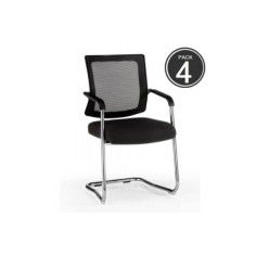 Pack de 4 Sillas confidente DALLAS de Euromof