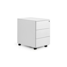 Cajonera metálica ATENAS de Euromof blanca de 3 cajones