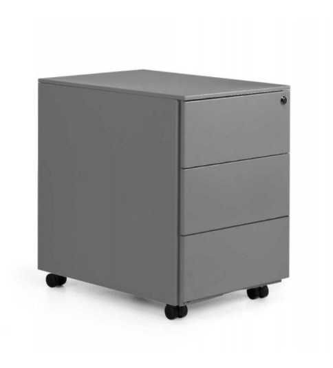 Cajonera metálica ATENAS de Euromof gris de 3 cajones Cajonera metálica ATENAS de Euromof gris de 3 cajones