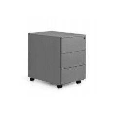 Cajonera metálica ATENAS de Euromof gris de 3 cajones Cajonera metálica ATENAS de Euromof gris de 3 cajones